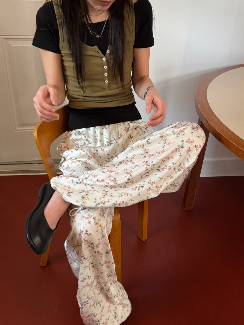 MINIMUZE韓國㊣直郵東大門代購女裝新款時尚25春夏推薦休閑褲MINIMUZE休閑褲