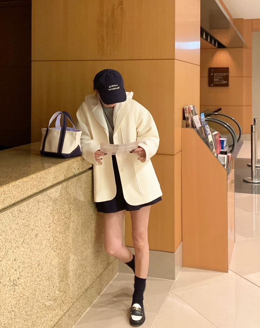 COURGETTE韓國直郵㊣東大門實拍女裝新款人氣25春夏時尚夾克COURGETTE夾克