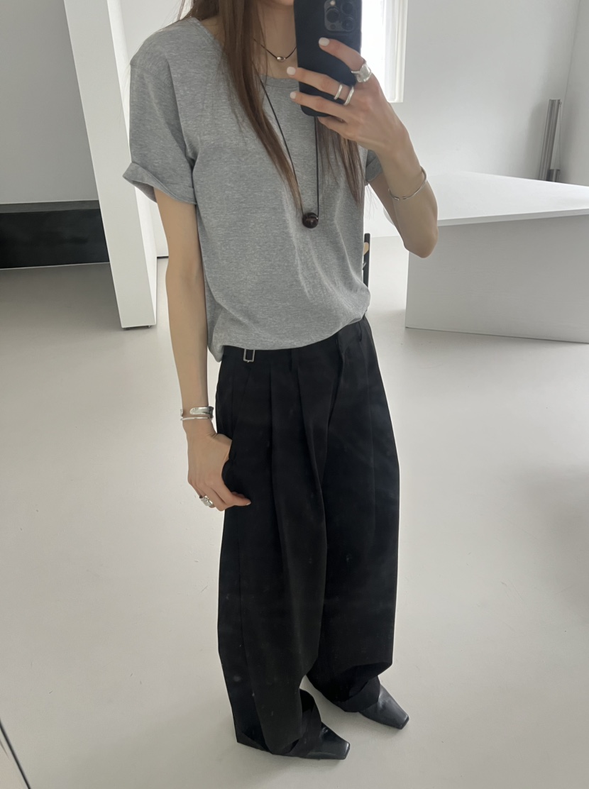 NOVUS韓國㊣直郵東大門代購女裝新品時尚職業休閑推薦熱賣T恤NOVUST恤