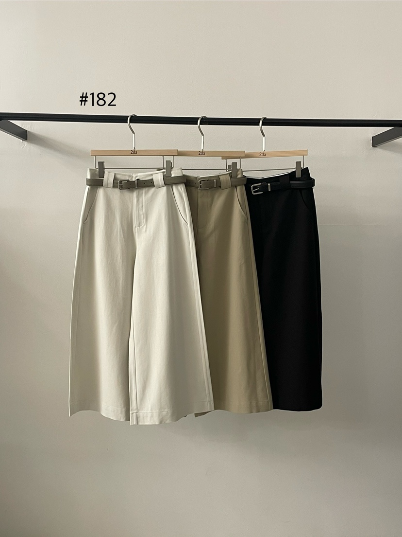DARIMI-P韓國㊣直郵東大門代購女裝新品時尚人氣休閑褲含腰帶2da/DARIMI-P休閑褲