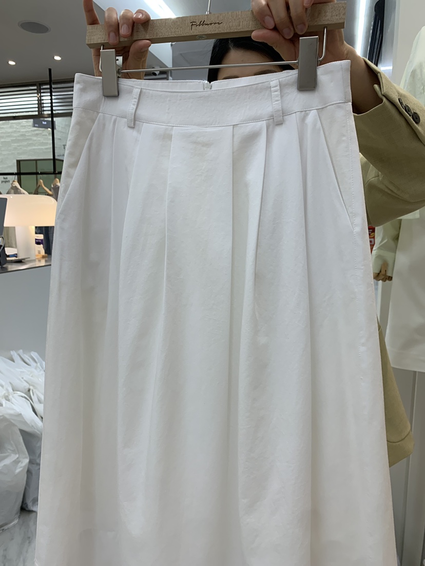 FILLMOR韓國直郵㊣東大門實拍女裝新品25春夏時尚推薦長裙褶皺FILLMOR長裙