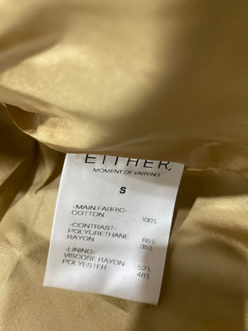 EITHER直郵韓國代購㊣女裝新品25春夏休閑熱賣職業推薦夾克EITHER夾克