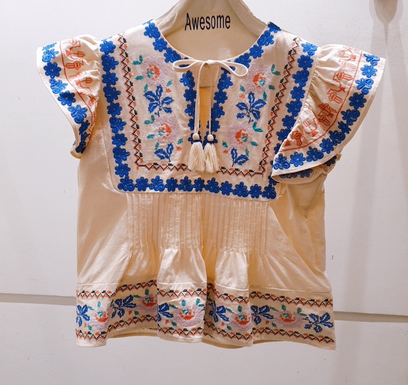 AWESOME-P東大門代購女裝新品熱賣推薦人氣真品休閑T恤刺繡AWESOME-PT恤