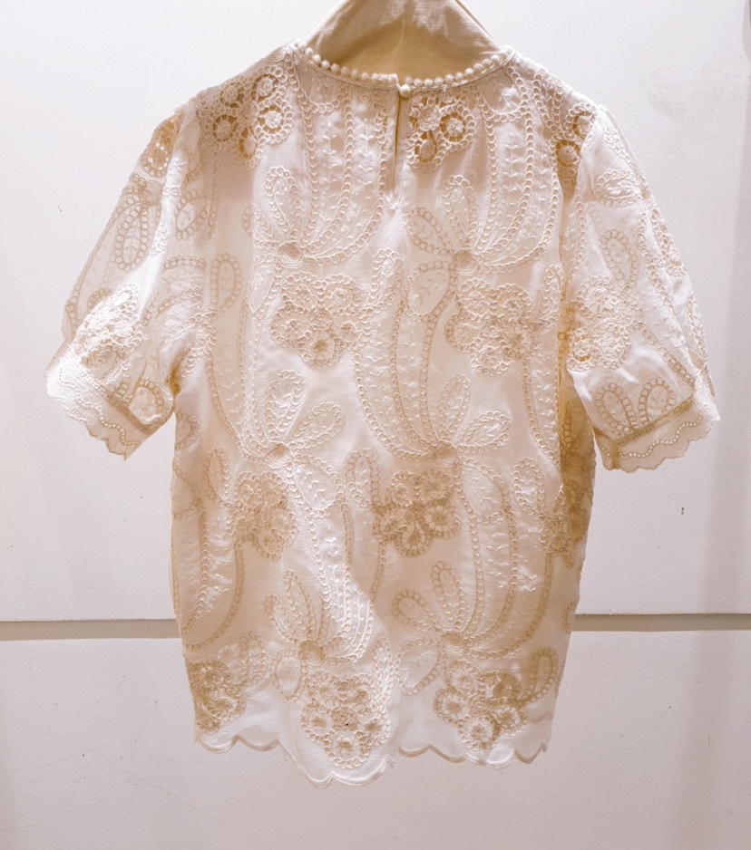 AWESOME-P東大門實拍女士新款時尚人氣職業推薦25春夏T恤刺繡AWESOME-PT恤