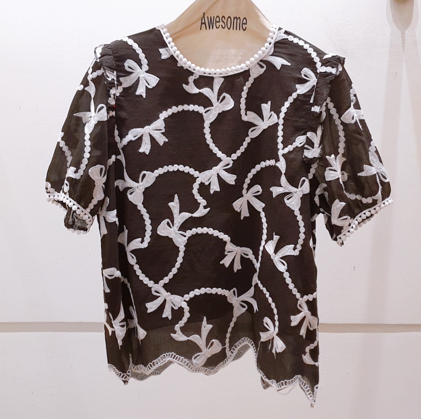 AWESOME-P東大門實拍女裝新品職業25春夏時尚休閑熱賣真品T恤AWESOME-PT恤圖色2