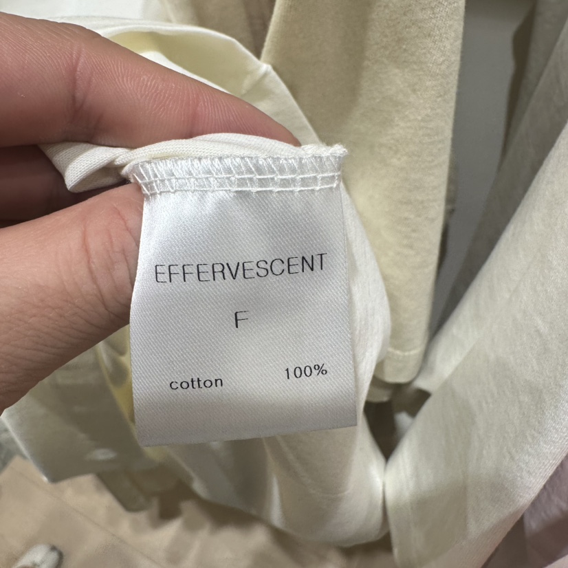 EFFERVESCENT韓國㊣直郵東大門代購女裝新款職業人氣熱賣T恤evc/effervescentT恤