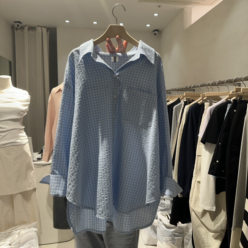 VENICE韓國直郵㊣東大門實拍女裝新款25春夏人氣襯衫蕾絲衫VENICE襯衫/蕾絲衫圖色2