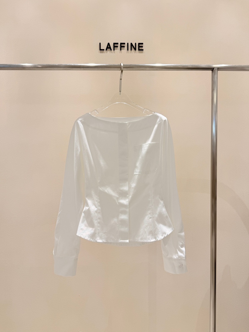 LAFFINE-P韓國直郵㊣東大門實拍女裝新款熱賣職業襯衫蕾絲衫LAFFINE-P襯衫/蕾絲衫圖色3