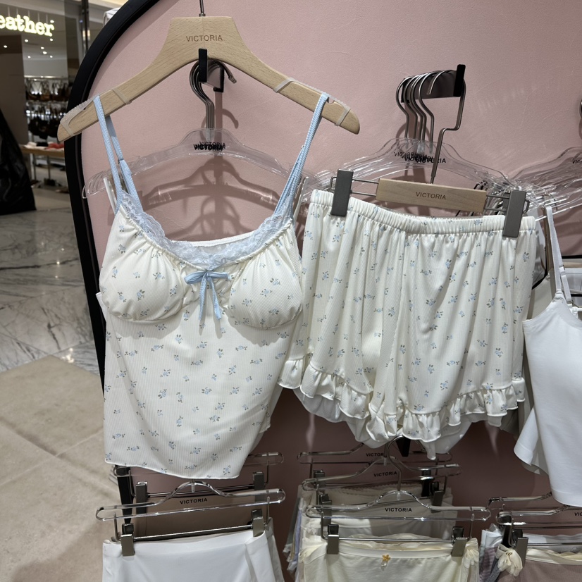 VICTORIA-P直郵韓國代購㊣女裝新款休閑熱賣推薦時尚職業睡衣VICTORIA睡衣圖色2