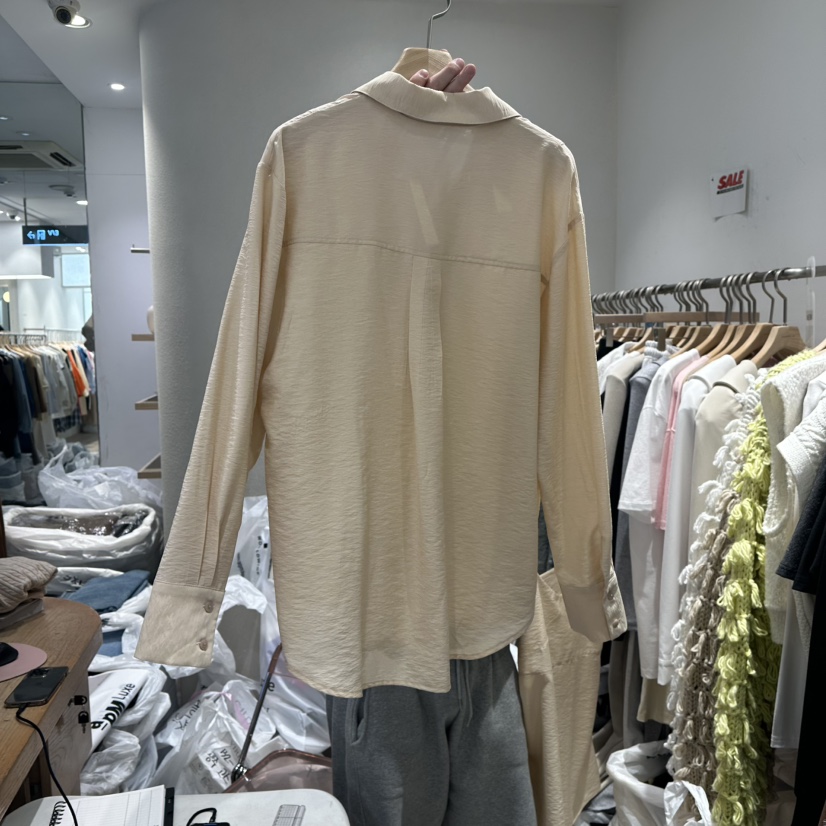 MAGNOLIA36-L直郵韓國代購㊣女裝新品職業熱賣25春夏襯衫蕾絲衫MAGNOLIA36-L襯衫/蕾絲衫