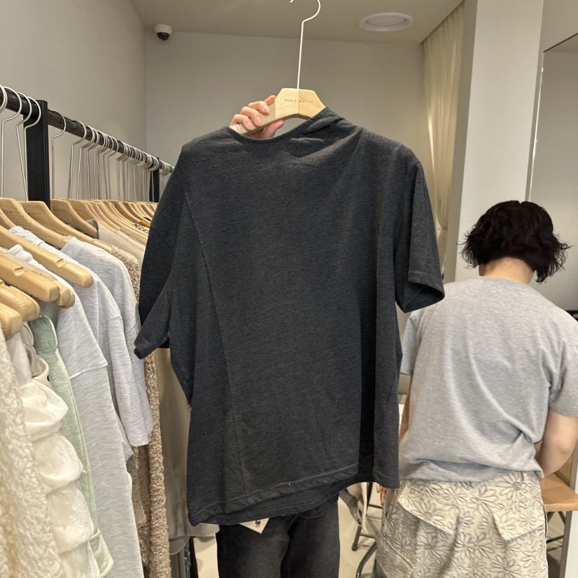 PARIS MATCH韓國直郵㊣女裝新品休閑熱賣時尚推薦人氣25春夏T恤PARIS MATCHT恤圖色3