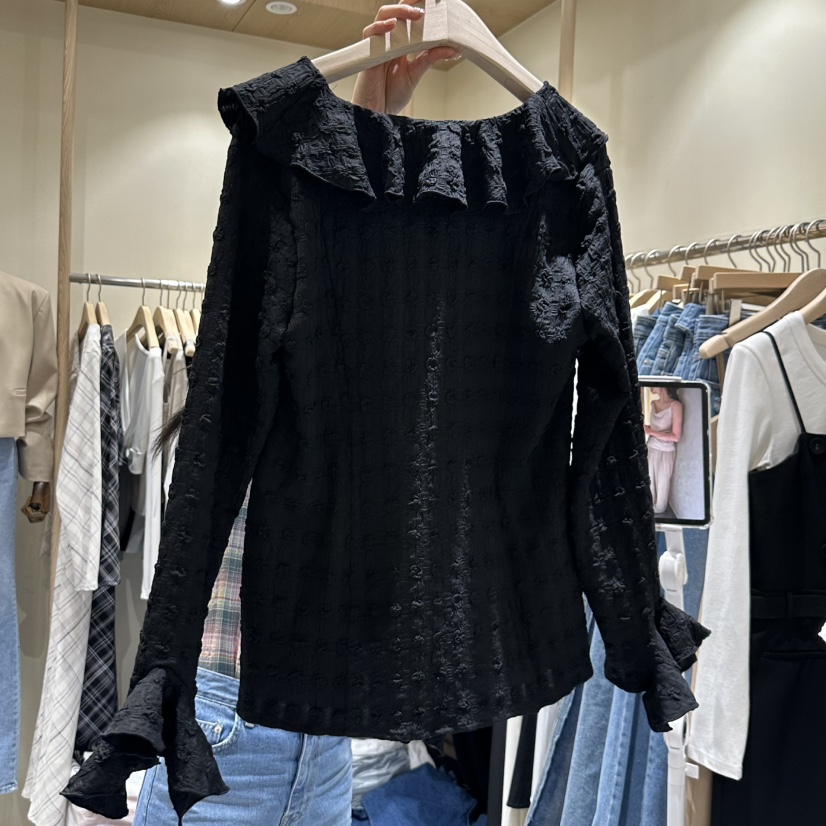 VINTAGE VIBE韓國直郵㊣東大門實拍女裝新品人氣襯衫蕾絲衫VINTAGE VIBE襯衫/蕾絲衫