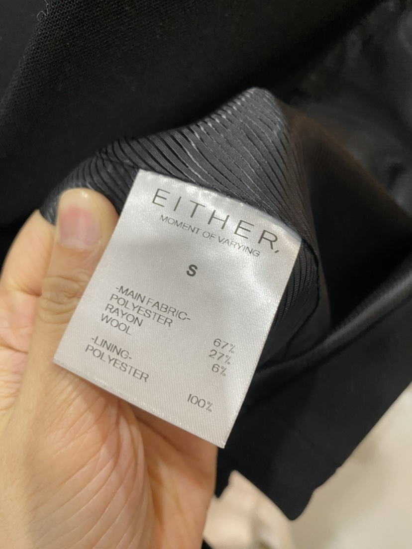 EITHER韓國直郵㊣女裝新品人氣時尚推薦職業休閑熱賣25春夏夾克EITHER夾克