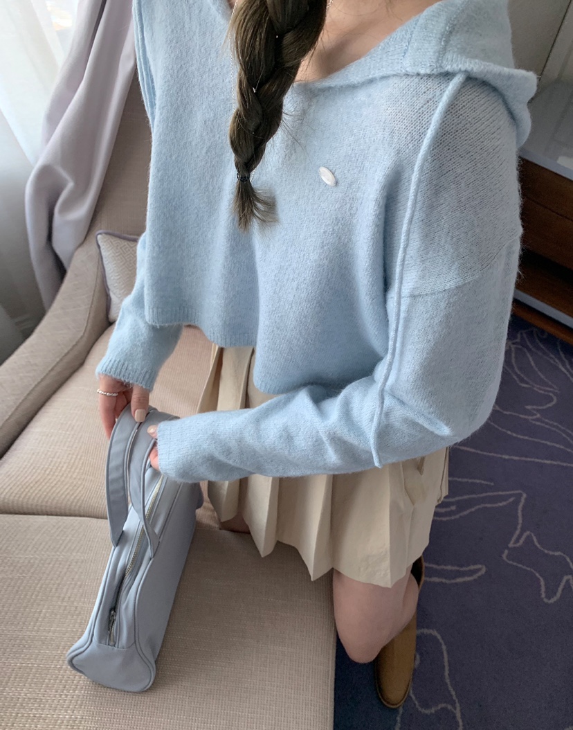 MELLOUNGE-멜라운지-T東大門直郵女士新品人氣熱賣針織衫MELLOUNGE-T針織衫