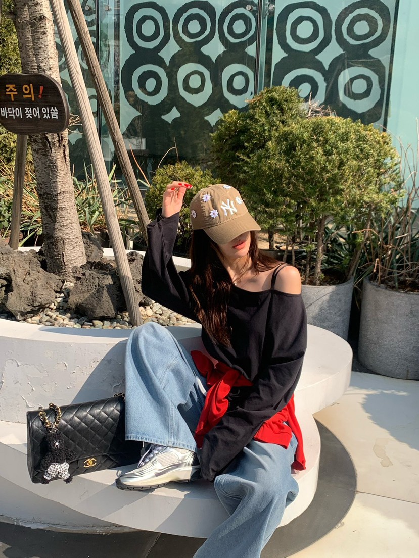 REVE CITE-L東大門代購女裝新品職業25春夏休閑推薦長袖T恤REVE CITE-L長袖T恤