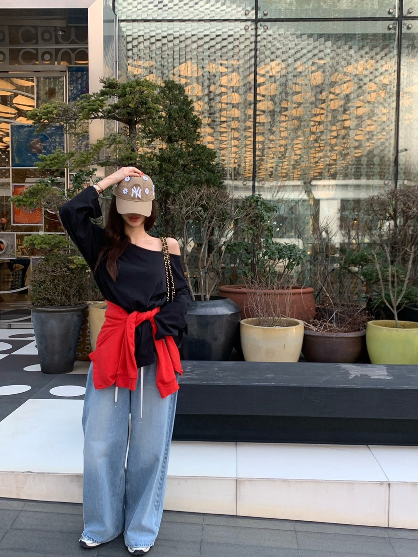 REVE CITE-L東大門代購女裝新品職業25春夏休閑推薦長袖T恤REVE CITE-L長袖T恤