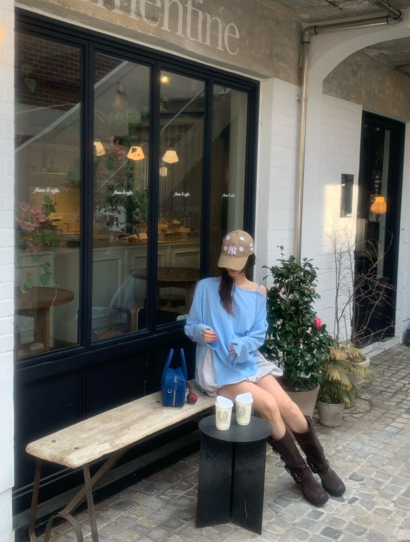 REVE CITE-L東大門代購女裝新品職業25春夏休閑推薦長袖T恤REVE CITE-L長袖T恤