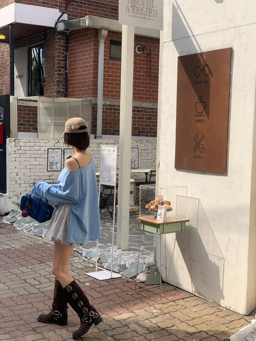 REVE CITE-L東大門代購女裝新品職業25春夏休閑推薦長袖T恤REVE CITE-L長袖T恤