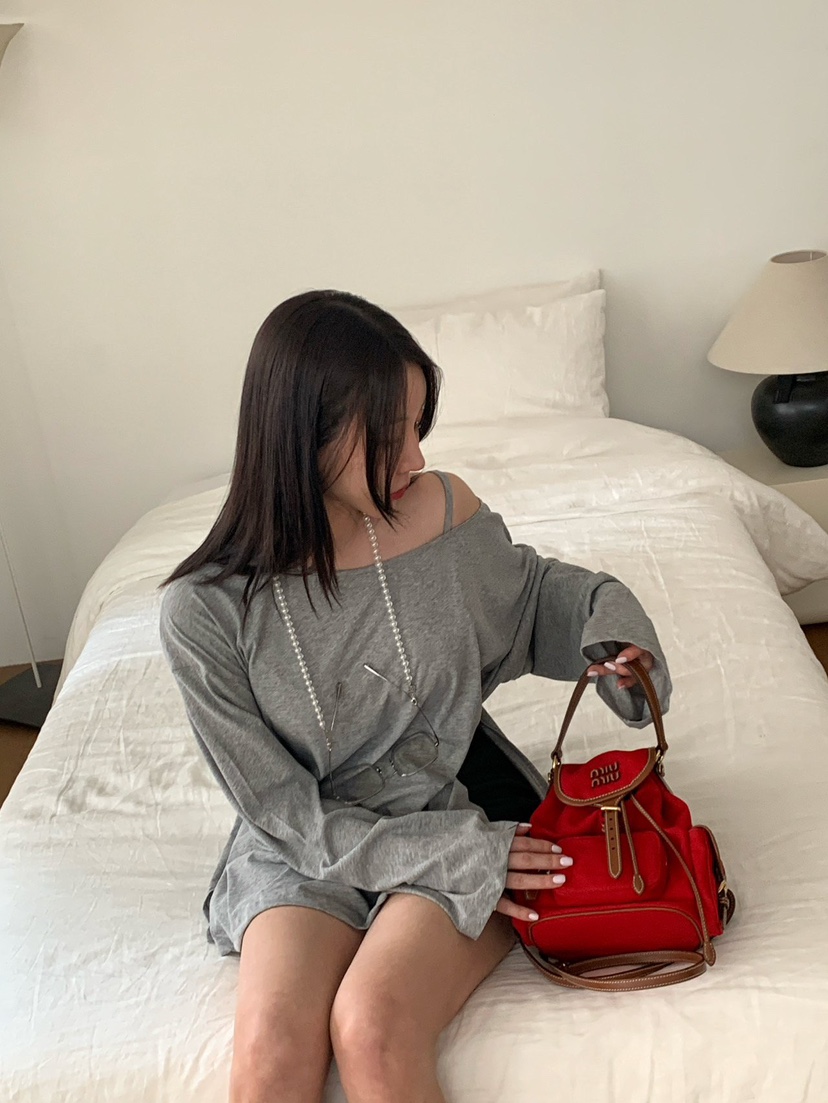 REVE CITE-L東大門代購女裝新品職業25春夏休閑推薦長袖T恤REVE CITE-L長袖T恤