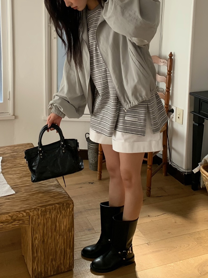 BLEECKER韓國直郵女士新款真品人氣職業休閑時尚夾克生態毛BLEECKER夾克
