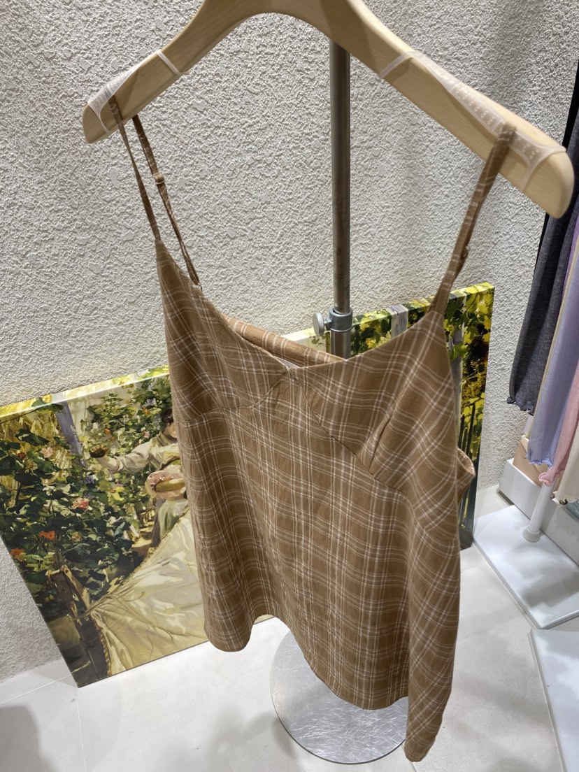 N BROWN韓國直郵女裝新品熱賣真品時尚25春夏職業吊帶背心N BROWN吊帶/背心