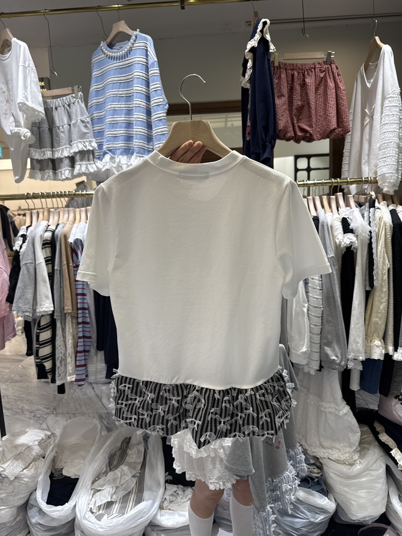 BE&BE東大門實拍女士新品人氣推薦時尚25春夏休閑真品T恤BE&beT恤