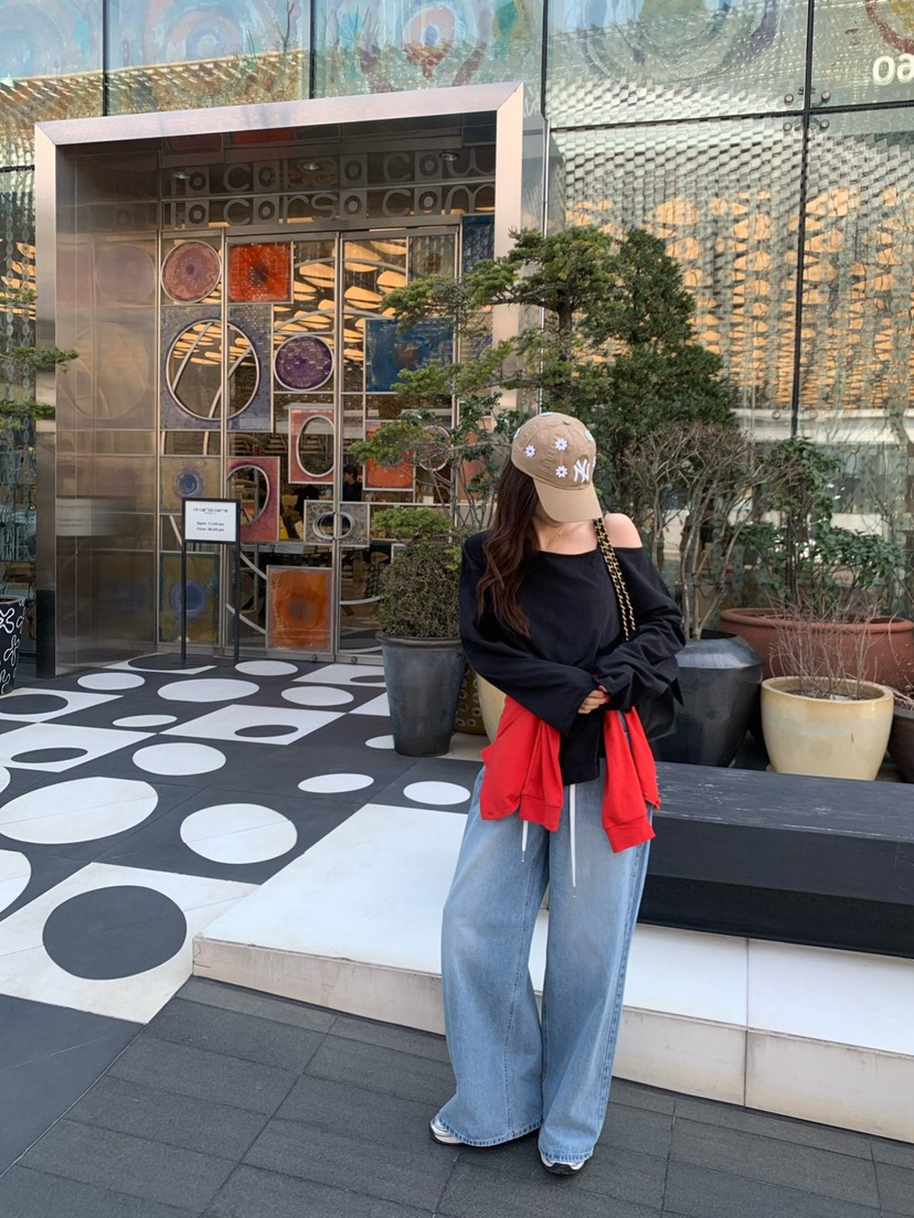 REVE CITE-L韓國代購女士新款休閑熱賣推薦人氣真品牛仔褲REVE CITE-L牛仔褲