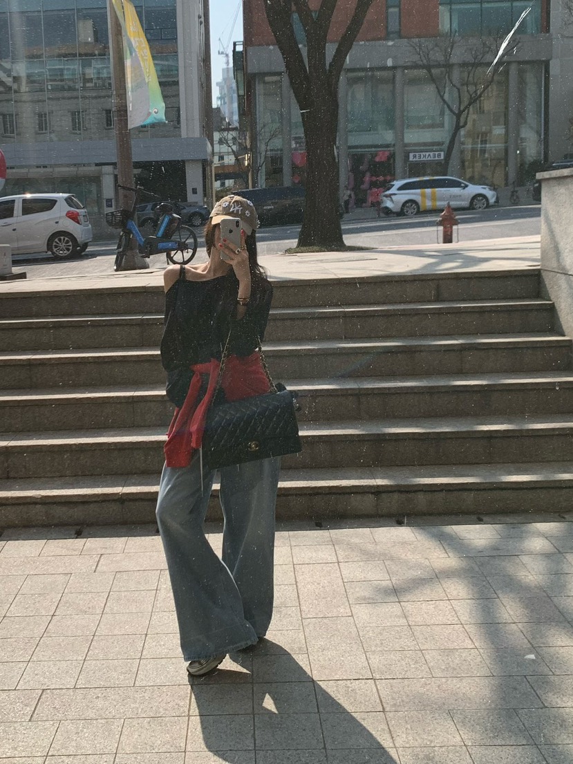 REVE CITE-L韓國代購女士新款休閑熱賣推薦人氣真品牛仔褲REVE CITE-L牛仔褲