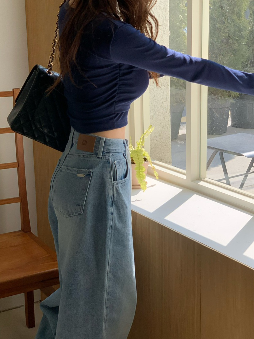 REVE CITE-L韓國代購女士新款休閑熱賣推薦人氣真品牛仔褲REVE CITE-L牛仔褲