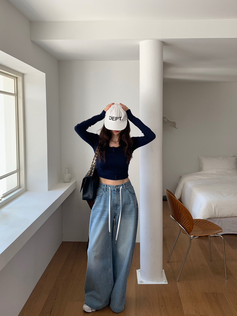 REVE CITE-L韓國代購女士新款休閑熱賣推薦人氣真品牛仔褲REVE CITE-L牛仔褲