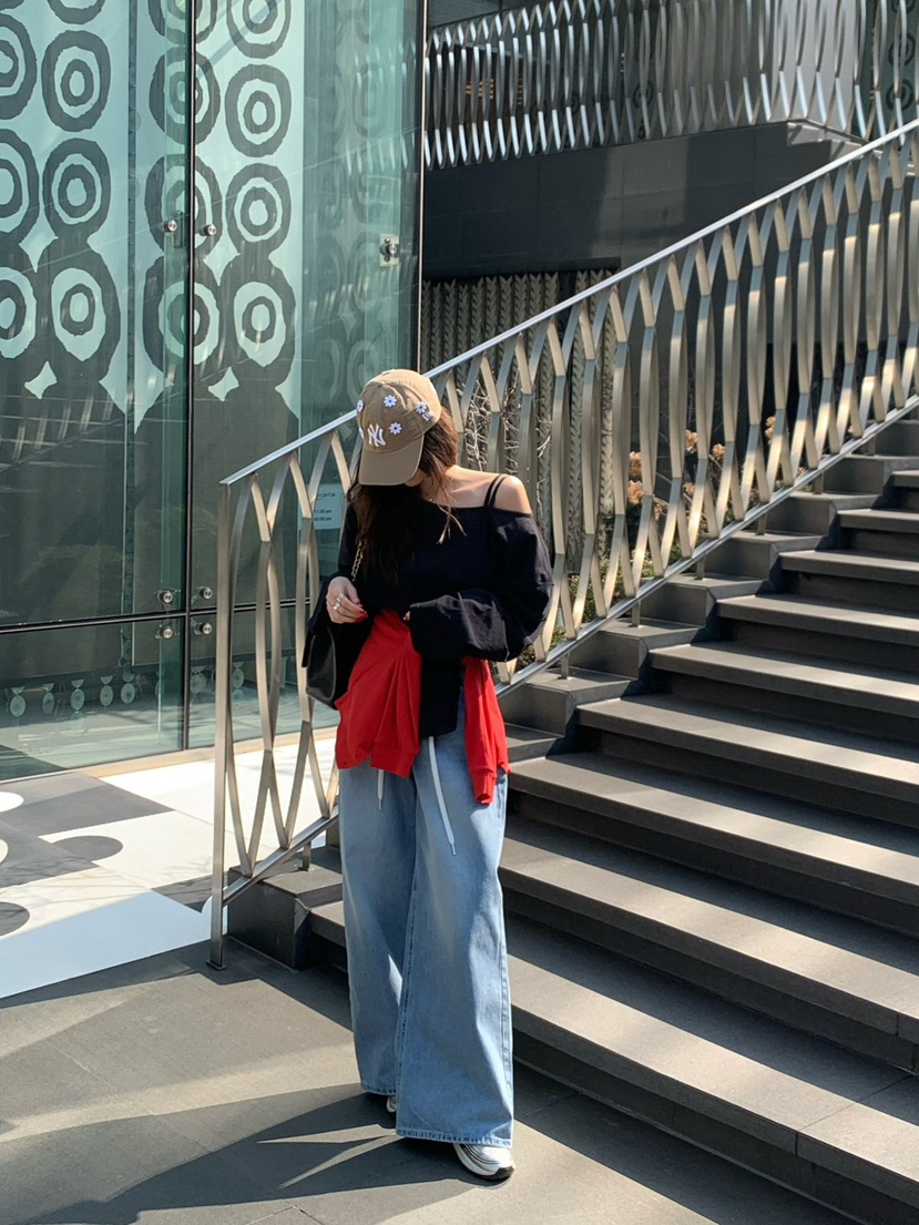 REVE CITE-L韓國代購女士新款休閑熱賣推薦人氣真品牛仔褲REVE CITE-L牛仔褲