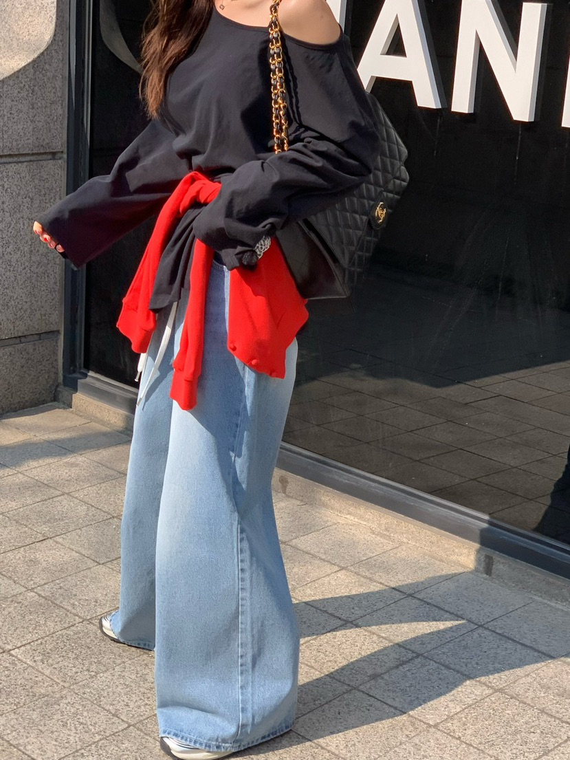 REVE CITE-L韓國代購女士新款休閑熱賣推薦人氣真品牛仔褲REVE CITE-L牛仔褲