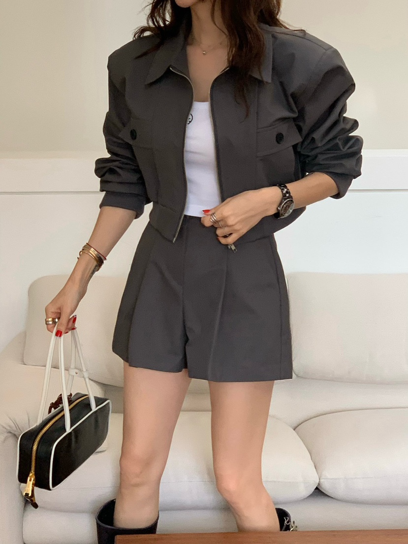 REVE CITE-L韓國代購女士新款職業人氣真品熱賣休閑夾克口袋REVE CITE-L夾克