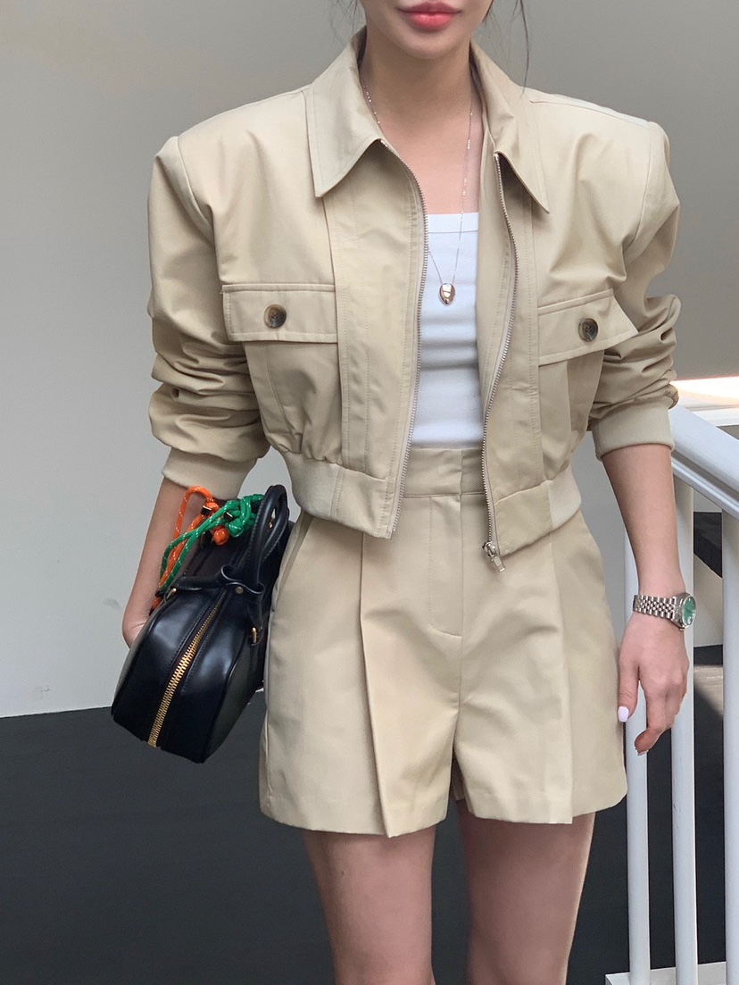 REVE CITE-L韓國代購女士新款職業人氣真品熱賣休閑夾克口袋REVE CITE-L夾克