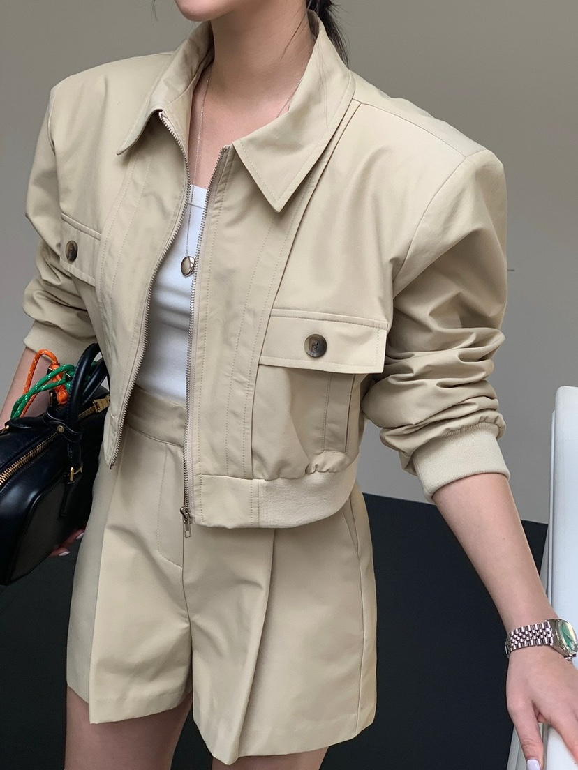 REVE CITE-L韓國代購女士新款職業人氣真品熱賣休閑夾克口袋REVE CITE-L夾克