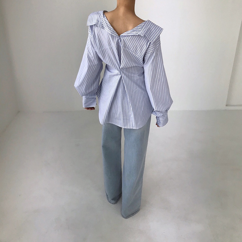 2TWO MOON東大門代購女士新款休閑熱賣人氣襯衫蕾絲衫寬松2TWO MOON襯衫/蕾絲衫