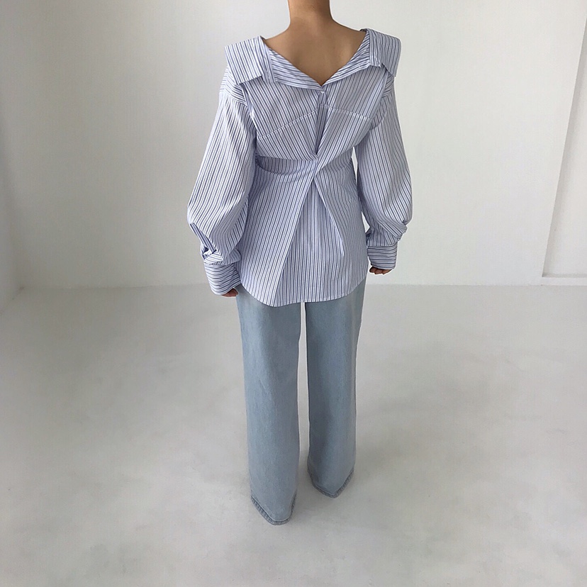 2TWO MOON東大門代購女士新款休閑熱賣人氣襯衫蕾絲衫寬松2TWO MOON襯衫/蕾絲衫