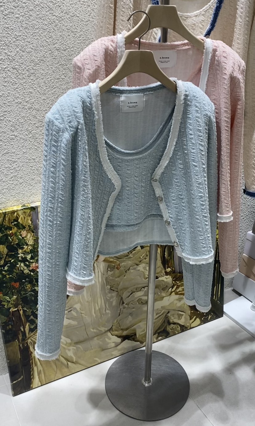 N BROWN韓國直郵女裝新款推薦真品時尚職業25春夏熱賣套裝N BROWN套裝