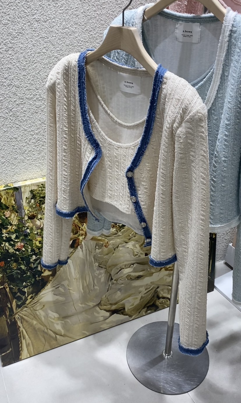 N BROWN韓國直郵女裝新款推薦真品時尚職業25春夏熱賣套裝N BROWN套裝