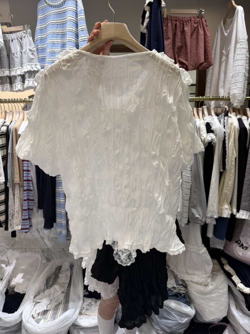 BE&amp;BE東大門直郵女裝新品休閑真品人氣時尚襯衫蕾絲衫BE&be襯衫/蕾絲衫