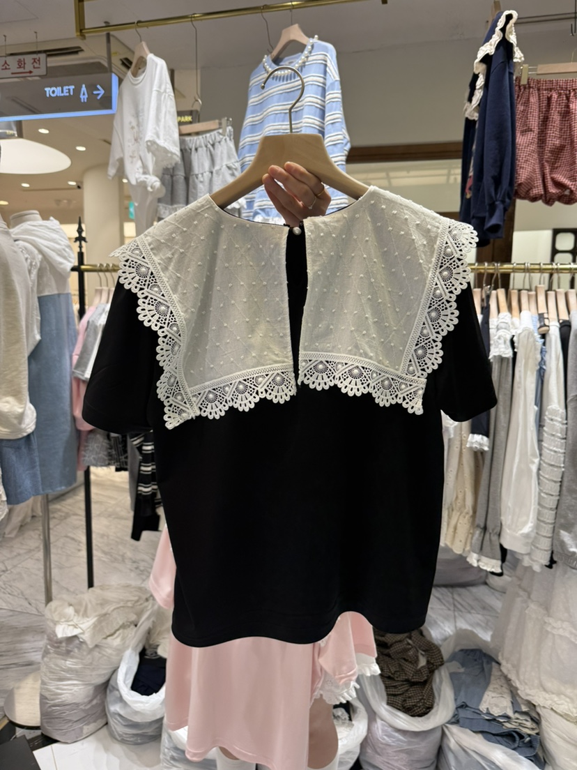 BE&BE韓國代購女裝新品休閑25春夏人氣職業時尚推薦T恤BE&beT恤