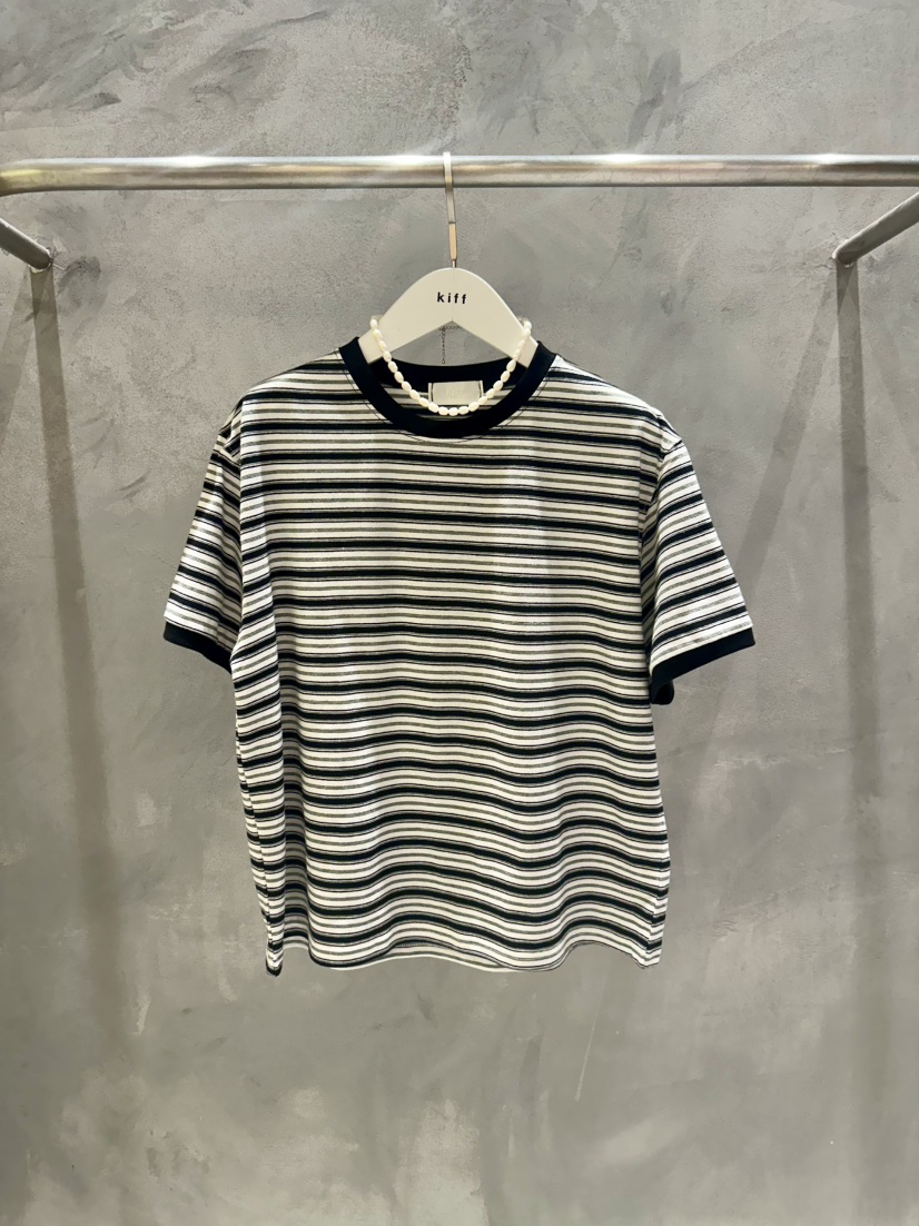 KIFF東大門實拍女裝新品真品熱賣職業時尚25春夏推薦休閑T恤KIFFT恤圖色3