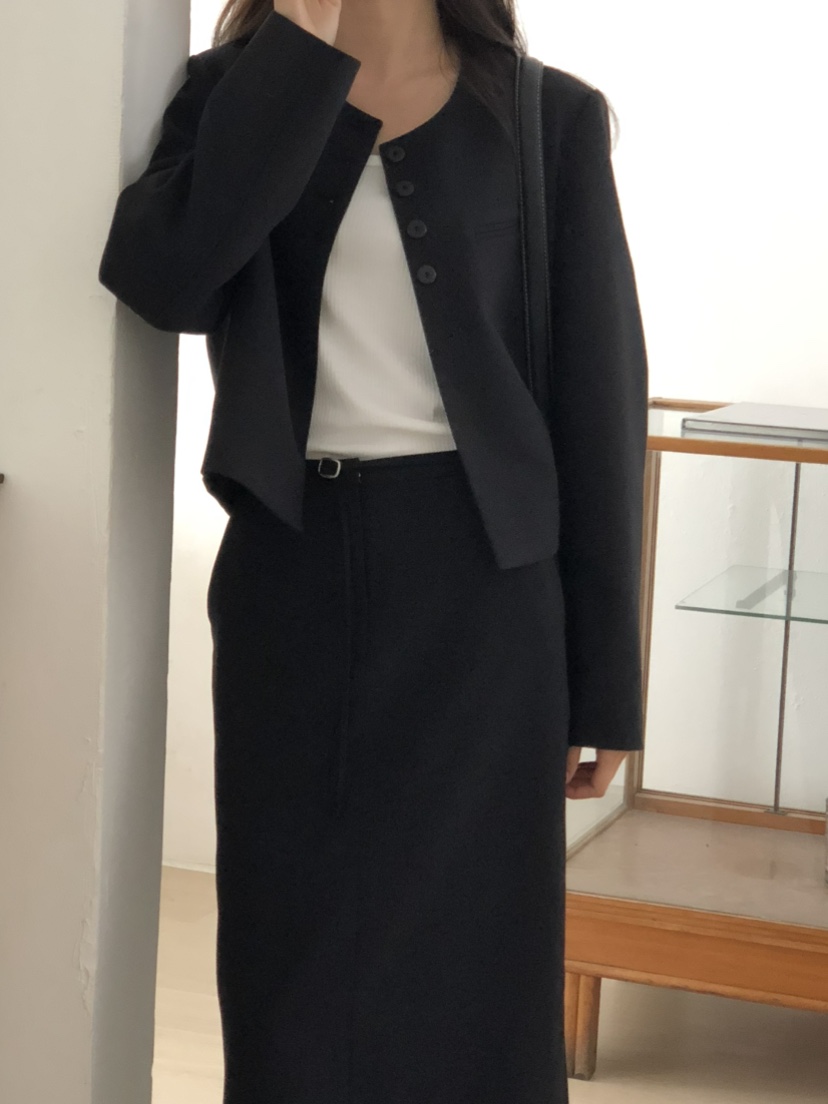空東大門實拍女裝新品時尚休閑25春夏推薦熱賣職業真品夾克NOTICE夾克