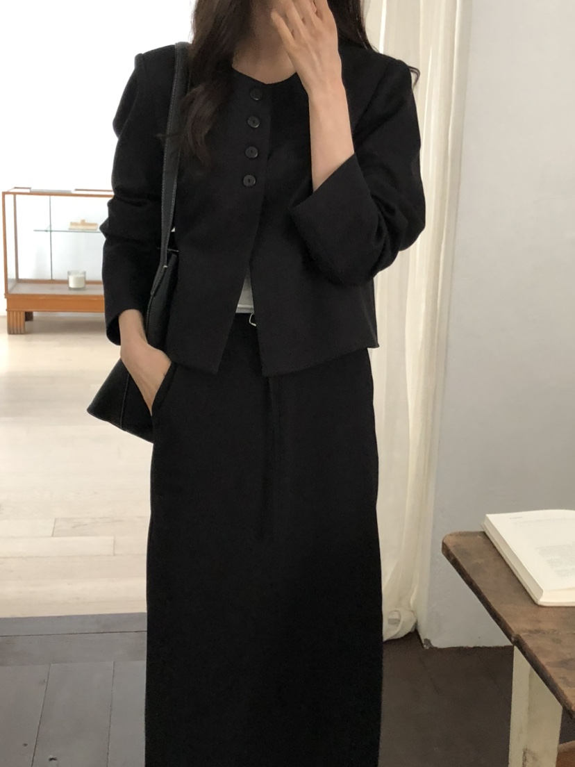 空東大門實拍女裝新品時尚休閑25春夏推薦熱賣職業真品夾克NOTICE夾克