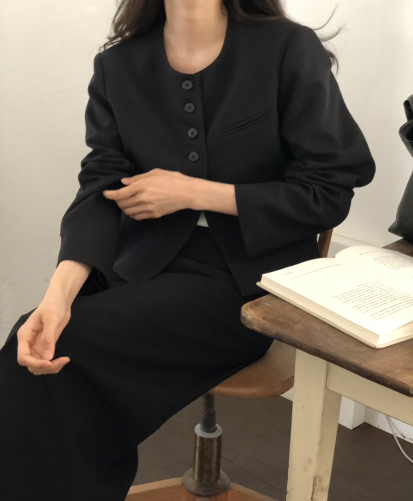 空東大門實拍女裝新品時尚休閑25春夏推薦熱賣職業真品夾克NOTICE夾克
