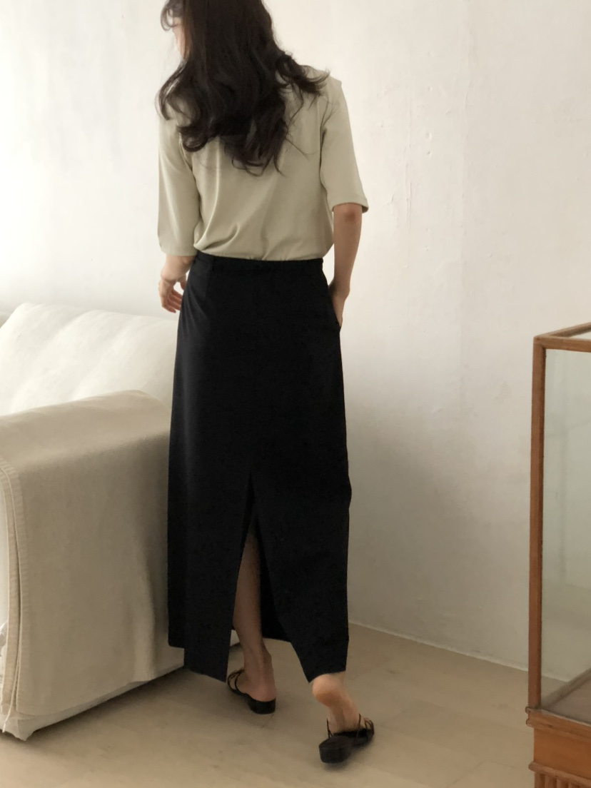 空韓國直郵女士新品職業人氣休閑真品25春夏時尚推薦熱賣長裙NOTICE長裙
