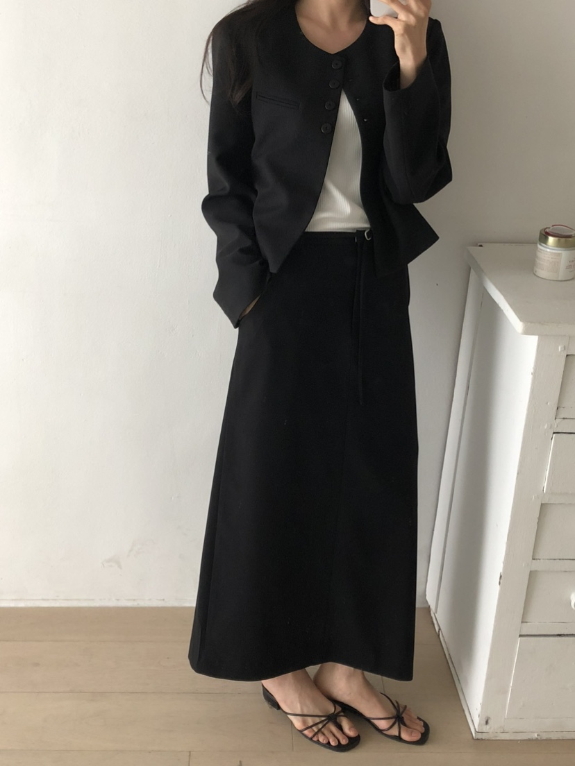 空韓國直郵女士新品職業人氣休閑真品25春夏時尚推薦熱賣長裙NOTICE長裙