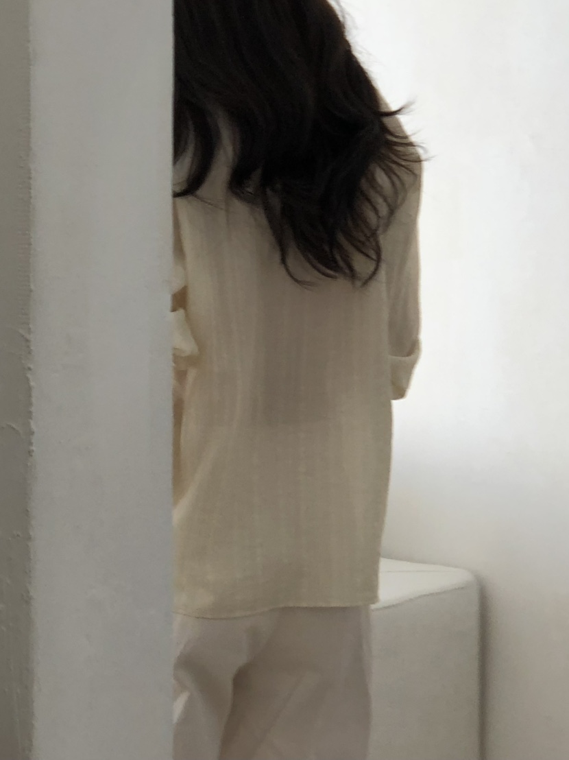 空韓國直郵女士新品25春夏推薦職業時尚熱賣休閑襯衫蕾絲衫NOTICE襯衫/蕾絲衫