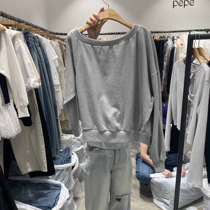 ALMOND PEPE東大門代購女裝新款休閑人氣25春夏時尚職業衛衣ALMOND PEPE衛衣