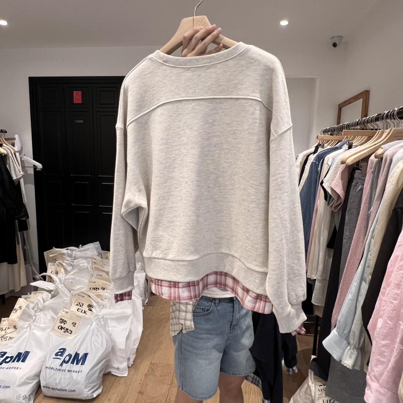 VENIR-a韓國直郵女士新品推薦熱賣真品休閑25春夏職業衛衣VENIR-a衛衣